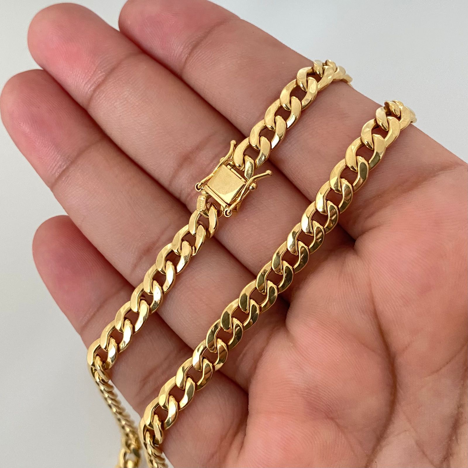 Cadena It cubana broche especial Oro amarillo 18k +2 / 11,55 Gr / 5,5 mm / 60 Cm
