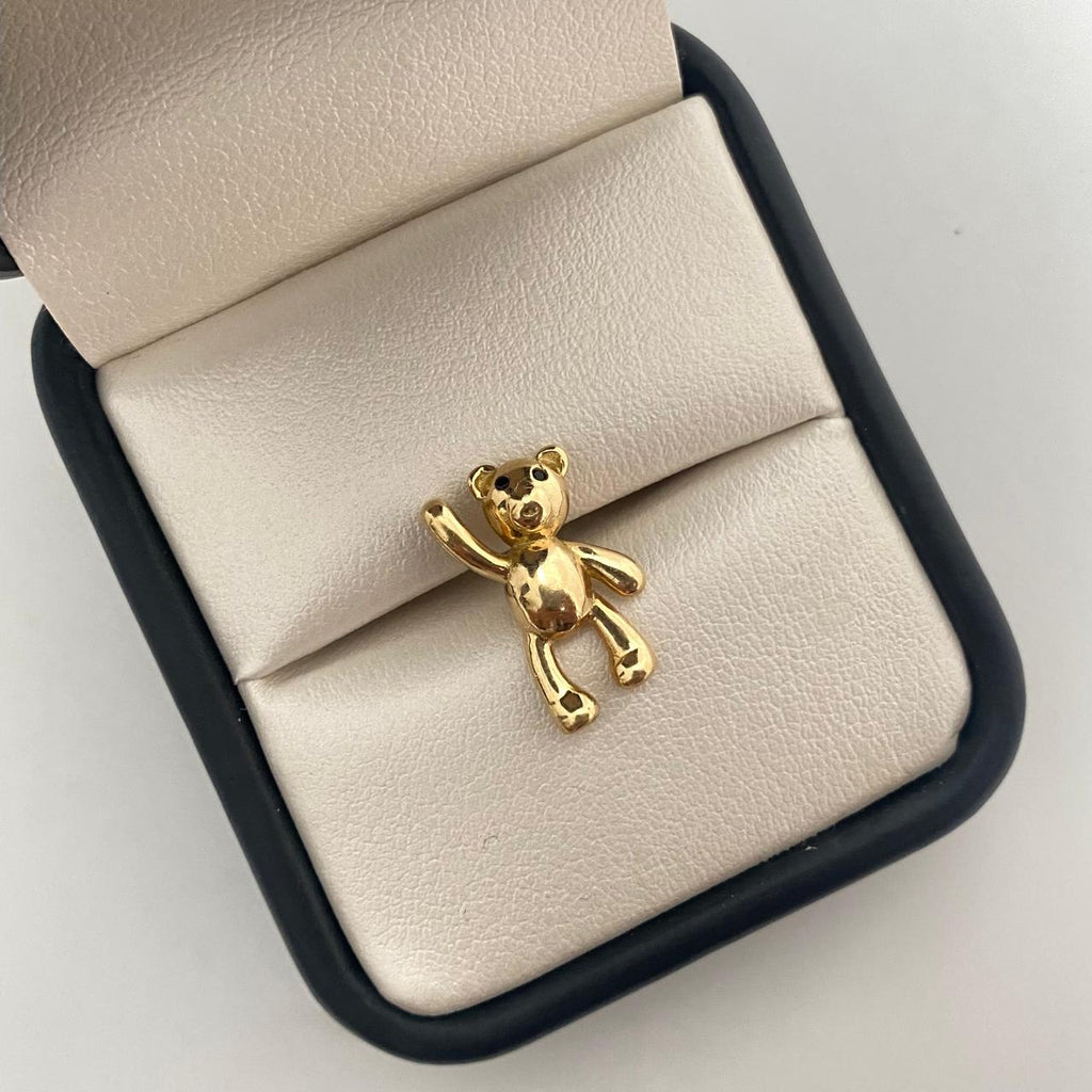 Dije Oso mano Alzada Oro amarillo 18k 1,35 Gr / 12,4 mm / 2 Cm