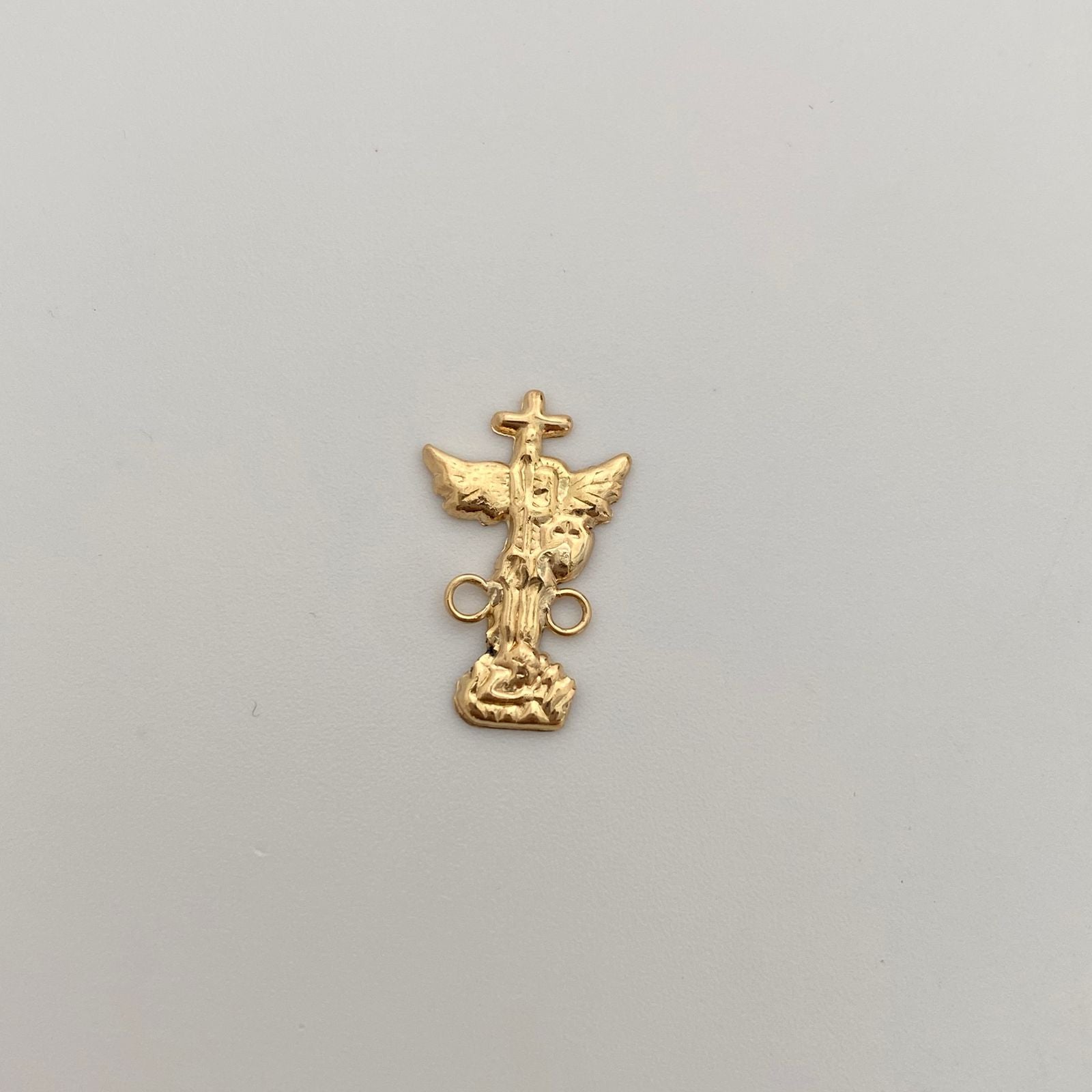 Herraje San Miguel Arcangel Oro amarillo 18k 0,75 Gr / 2 Cm