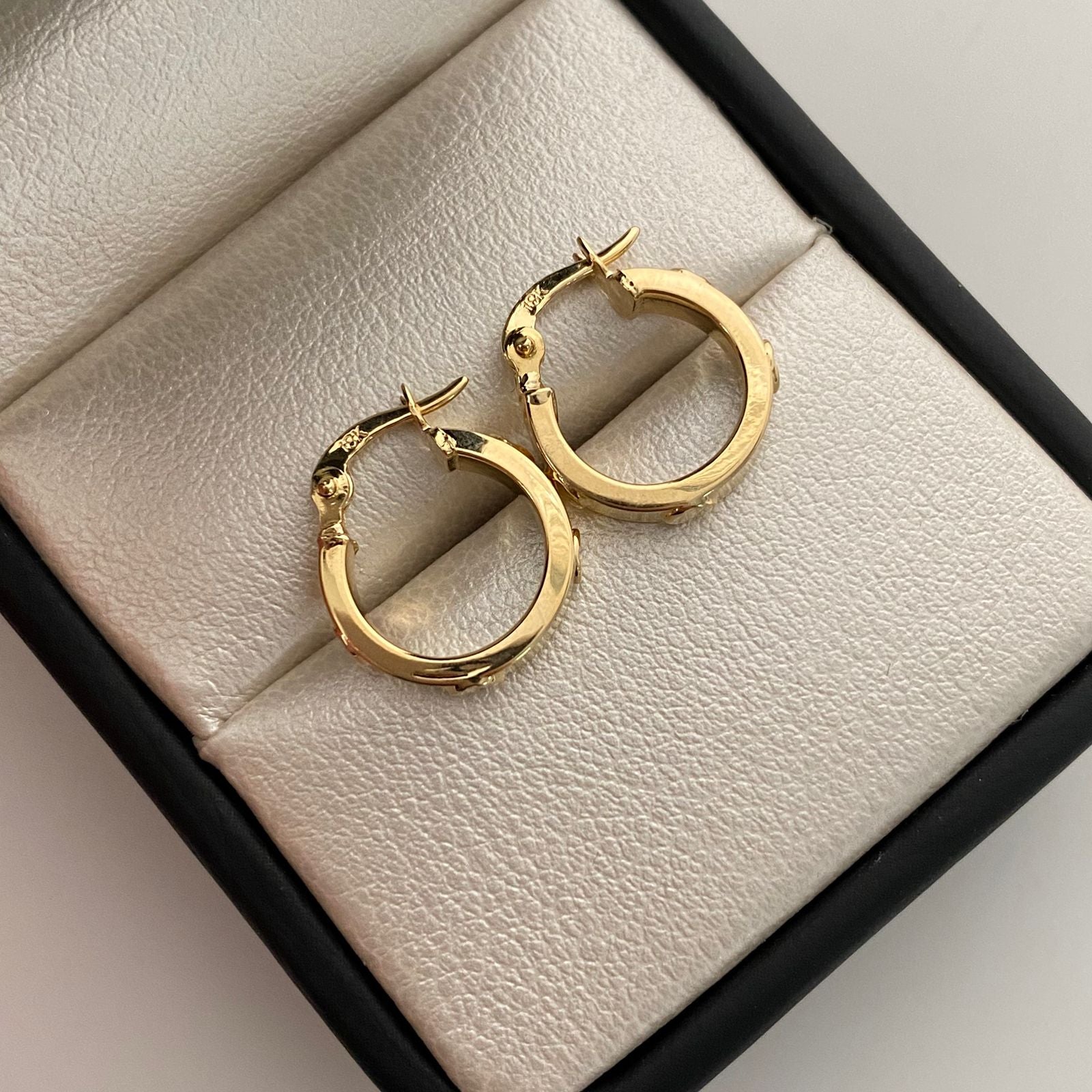 Candonga sello Oro amarillo 18k 1,7 Gr / 1,5 Cm