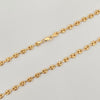 Cadena gc Oro amarillo 18k 9,45 Gr / 4,5 mm / 60 Cm Broche 0,60