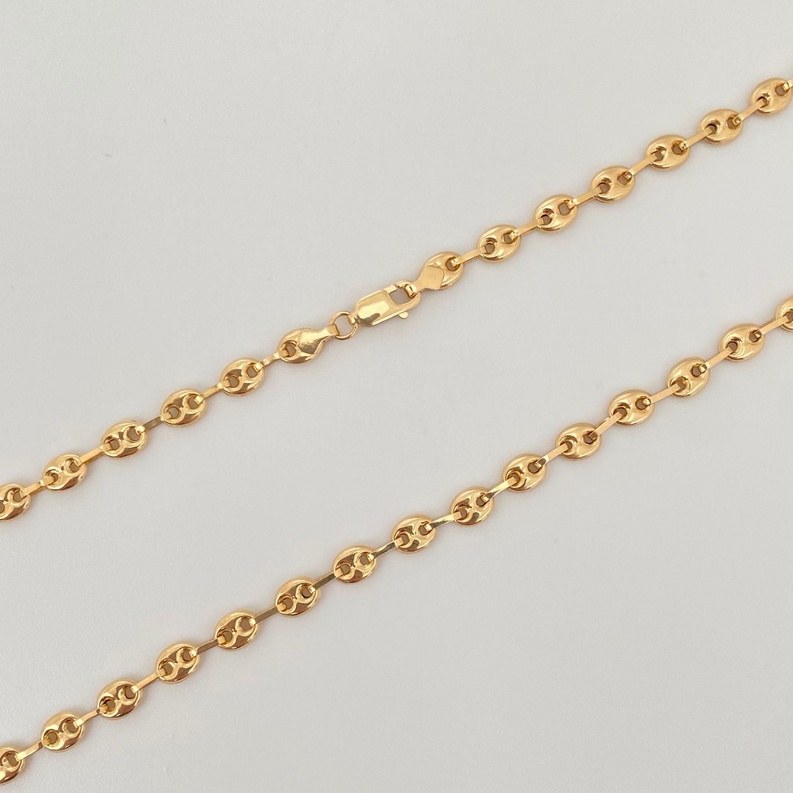 Cadena gc Oro amarillo 18k 9,45 Gr / 4,5 mm / 60 Cm Broche 0,60