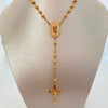 Rosario Virgen de Guadalupe Casting Oro amarillo 18k 14,10 Gr / 4 mm / 55 Cm Broche 0,40