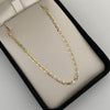 Cadena It plana  Tres oros 18k +1 / 7,2 Gr / 2,4 mm / 60 Cm