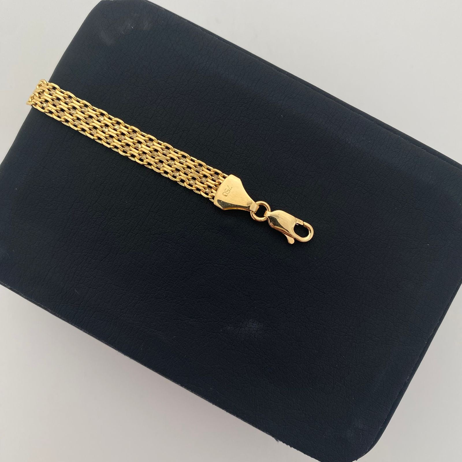 Pulso It chino Oro amarillo 18k +1 / 2,95 Gr / 4,8 mm / 18,5 Cm