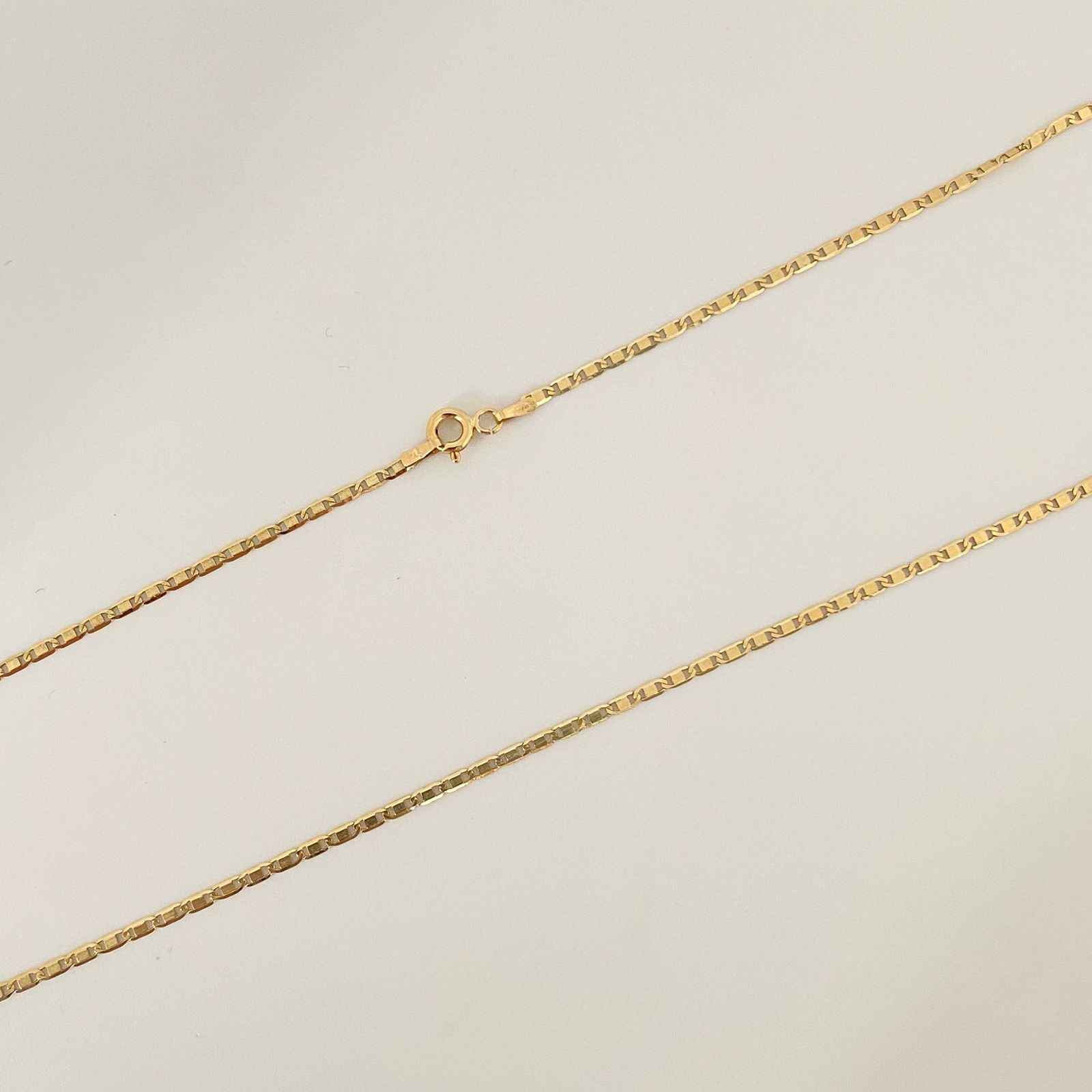 Cadena It plana  Oro amarillo 18k 1,85 Gr / 1,6 mm / 40 Cm