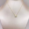 Cadena It Aro seguido Especial Flor Blanca  Oro amarillo 18k +4 / 2,7 Gr / 0,6 mm / 45 Cm