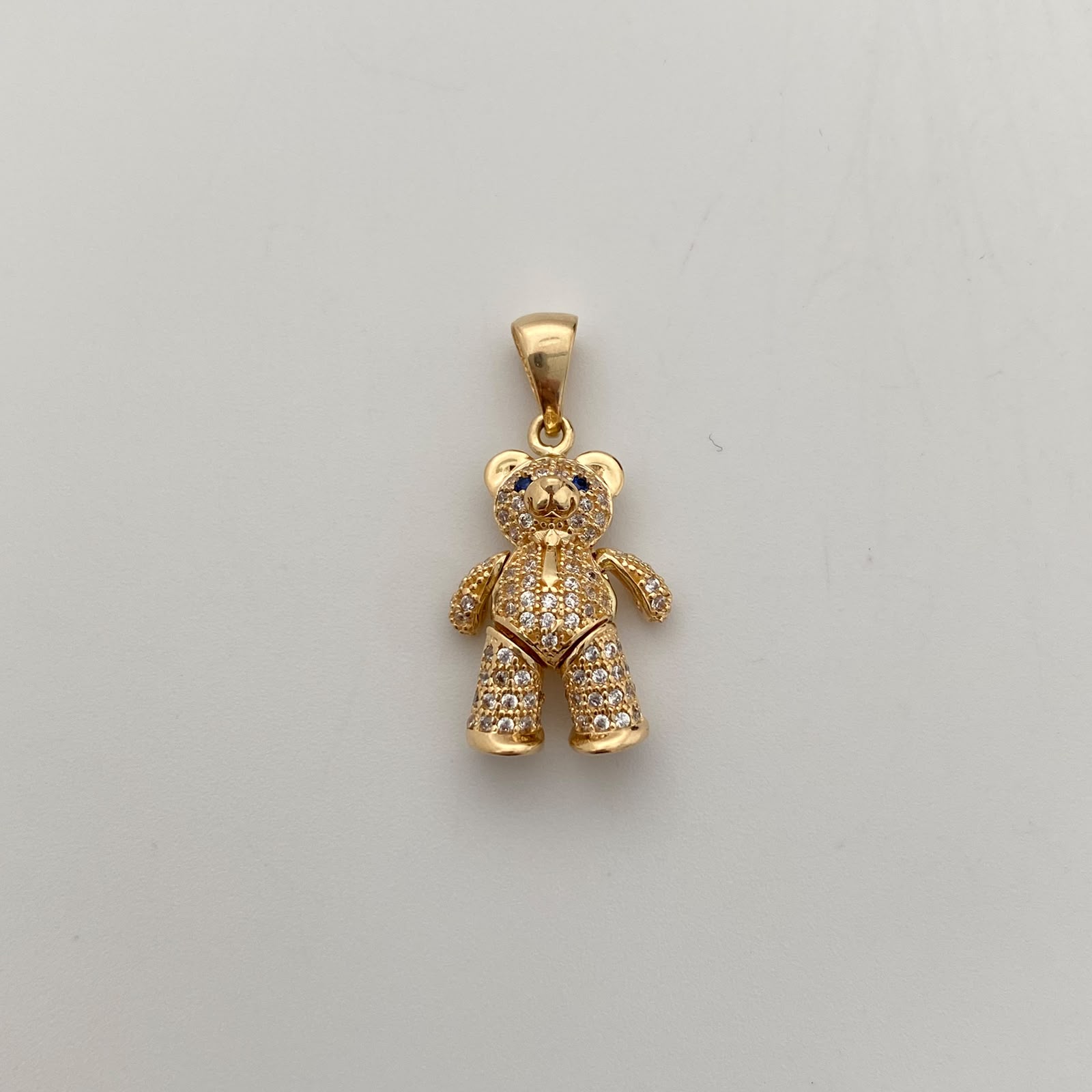 Dije Oso Articulado Corbata Oro amarillo 18k 4,45 Gr / 13,7 mm / 2,8 Cm