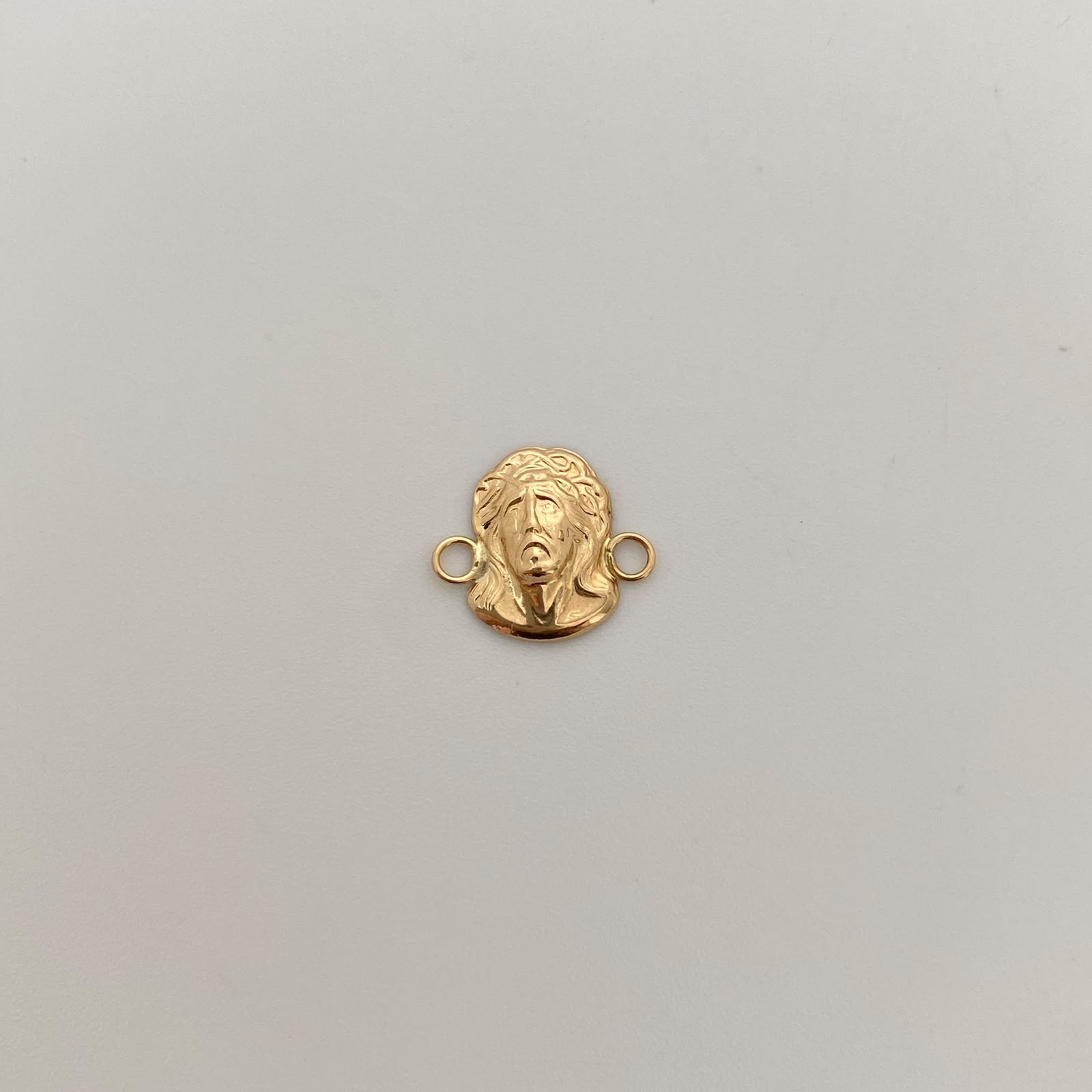 Herraje Rostro Oro amarillo 18k 0,55 Gr / 1,3 Cm