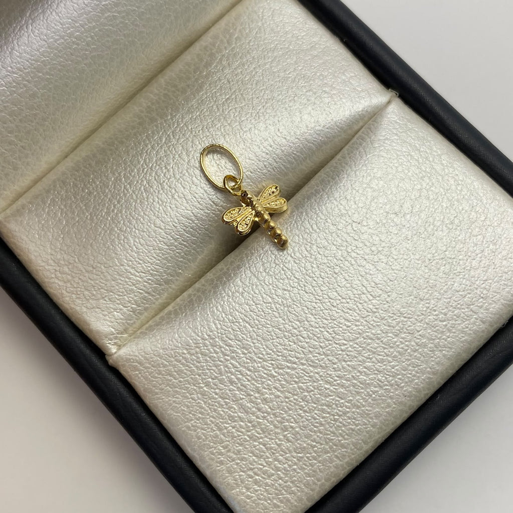 Dije Libelula Oro amarillo 18k 0,35 Gr / 8,1 mm / 1,5 Cm