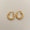 Candonga Entorchada Oro amarillo 18k 1,6 Gr / 1,7 Cm