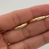Candonga candonga semi entorchada Oro amarillo 18k 1,5 Gr / 2,3 Cm