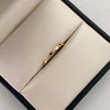 Anillo Solitario Oro amarillo 18k / Talla 8 / 0,9 Gr / 1,2 mm