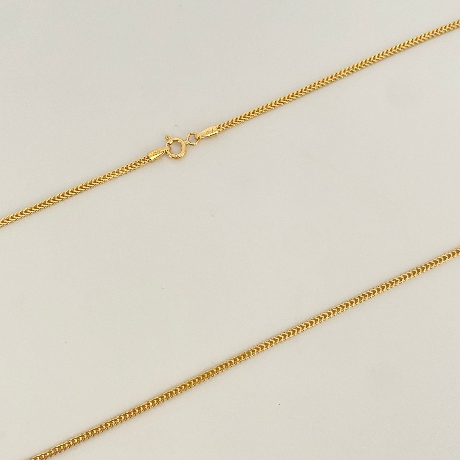 Cadena It franco Oro amarillo 18k +1 / 4,35 Gr / 1,6 mm / 60 Cm