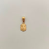 Dije Rostro Oro amarillo 18k 0,55 Gr / 8,2 mm / 2 Cm