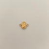 Herraje Virgen Guadalupe Silueta Oro amarillo 18k 0,35 Gr / 1,3 Cm