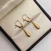 Candonga gota Oro amarillo 18k 0,7 Gr / 3 Cm