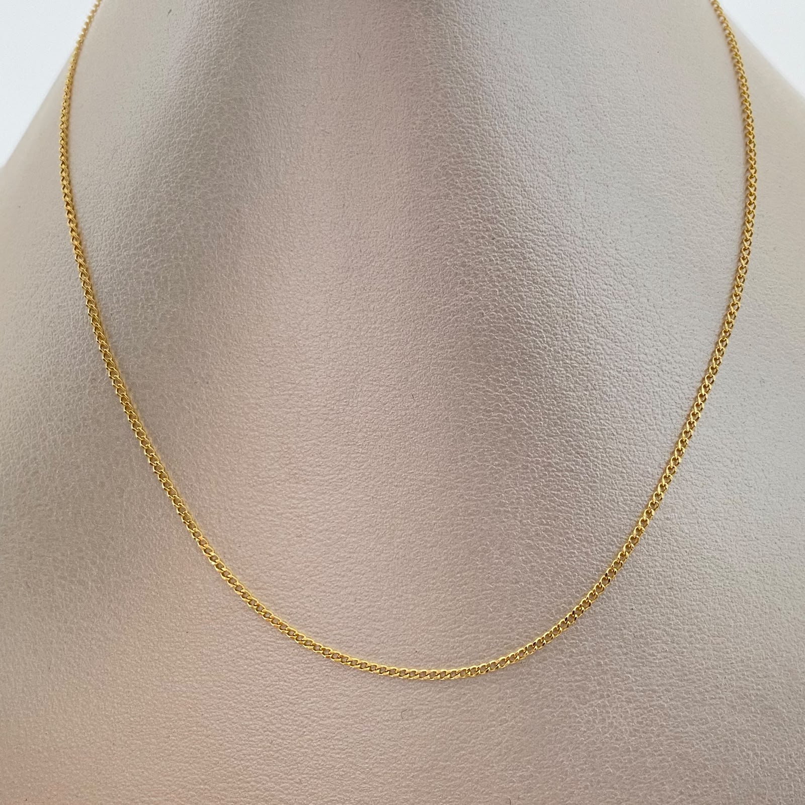 Cadena It Mini Cubana Oro amarillo 18k 1,7 Gr / 1,4 mm / 50 Cm
