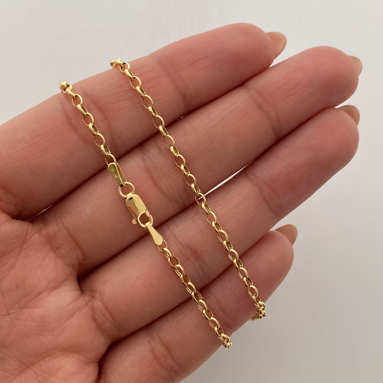 Cadena It Aro seguido Oro amarillo 18k 2,75 Gr / 2,2 mm / 50 Cm