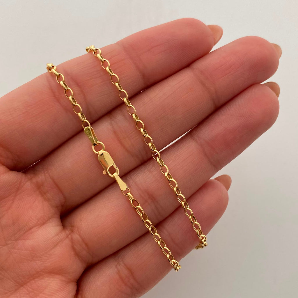 Cadena It Aro Seguido Oro amarillo 18k 2,5 Gr / 1,5 mm / 45 Cm
