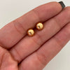 Topos Bola Lisa 7mm Oro amarillo 18k 0,8 Gr
