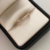 Anillo Churumbela Blanco Oro amarillo 18k / Talla 6 / 1,35 Gr / 1,3 mm