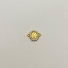 Herraje Virgen Milagrosa Casting Oro amarillo 18k 0,75 Gr / 1,3 Cm