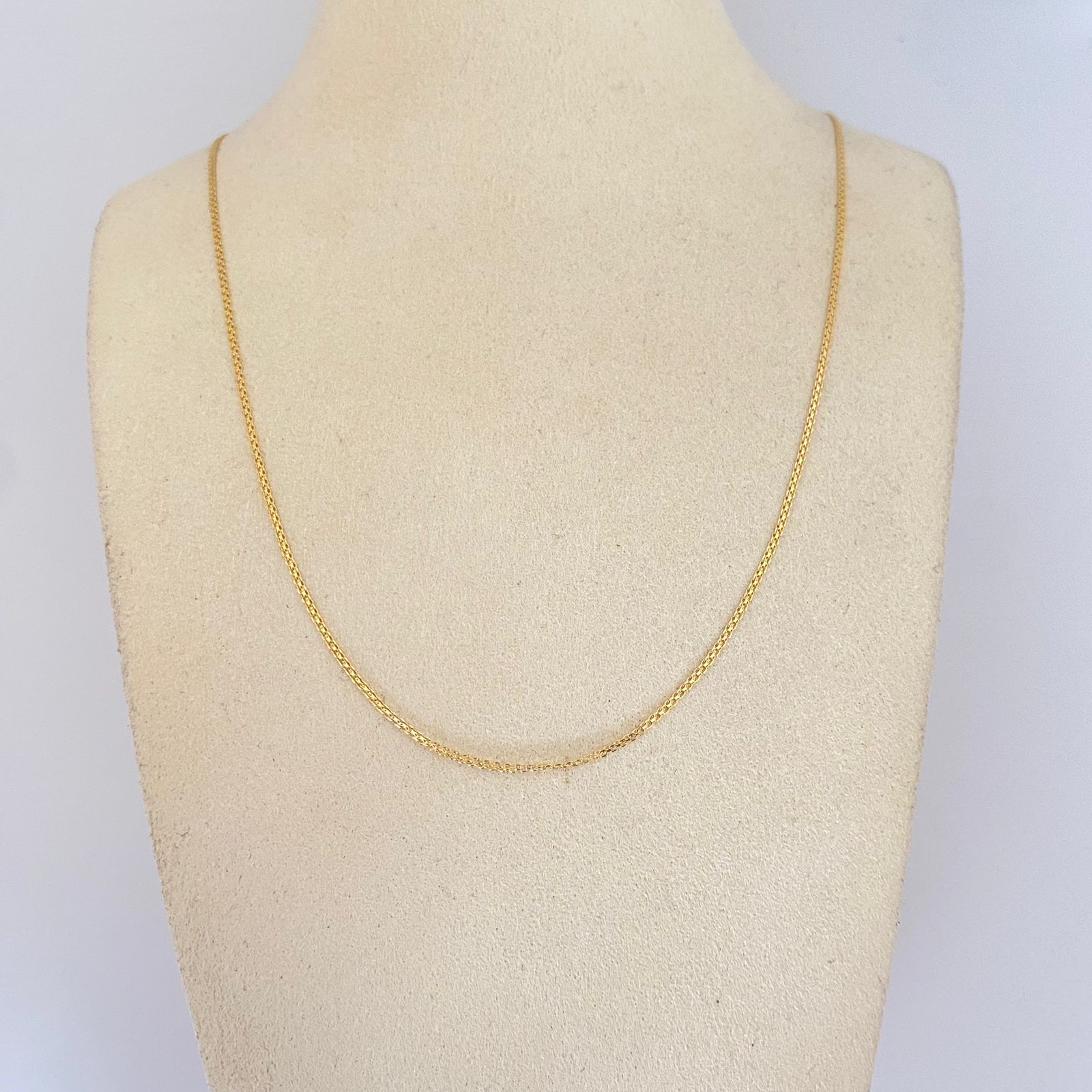 Cadena It mini china Oro amarillo 18k 1,5 Gr / 1,05 mm / 45 Cm