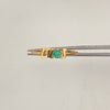 Anillo Dios esmeralda (Joya) Oro amarillo 18k / Talla 6 3/4 / 0,75 Gr