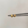 Topos Avioncitos Circon Oro amarillo 18k 0,6 Gr / 5,9 mm