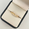 Anillo trenzado casting liso Oro amarillo 18k / Talla 5 3/4 / 1,75 Gr