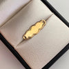 Herraje Placa Nube Oro amarillo 18k 0,45 Gr / 2,1 Cm