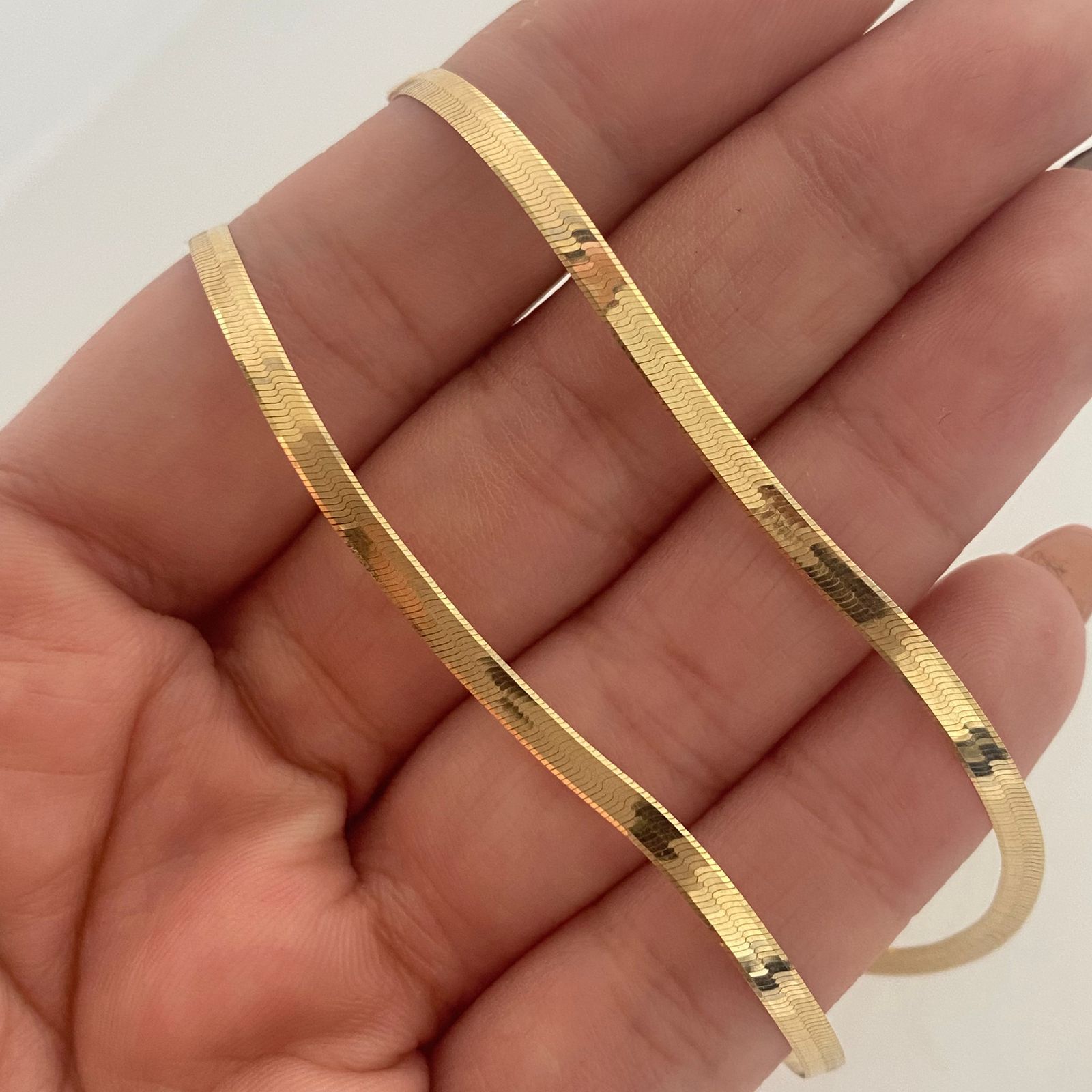 Cadena It Espejo Oro amarillo 18k +2 / 4,95 Gr / 2,3 mm / 45 Cm