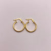 Candonga ovalada relieve Oro amarillo 18k 1,95 Gr / 2 Cm