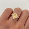 Anillo Virrgen Guadalupe Casting Oro amarillo 18k / Talla 6 / 3,45 Gr / 2,7 mm