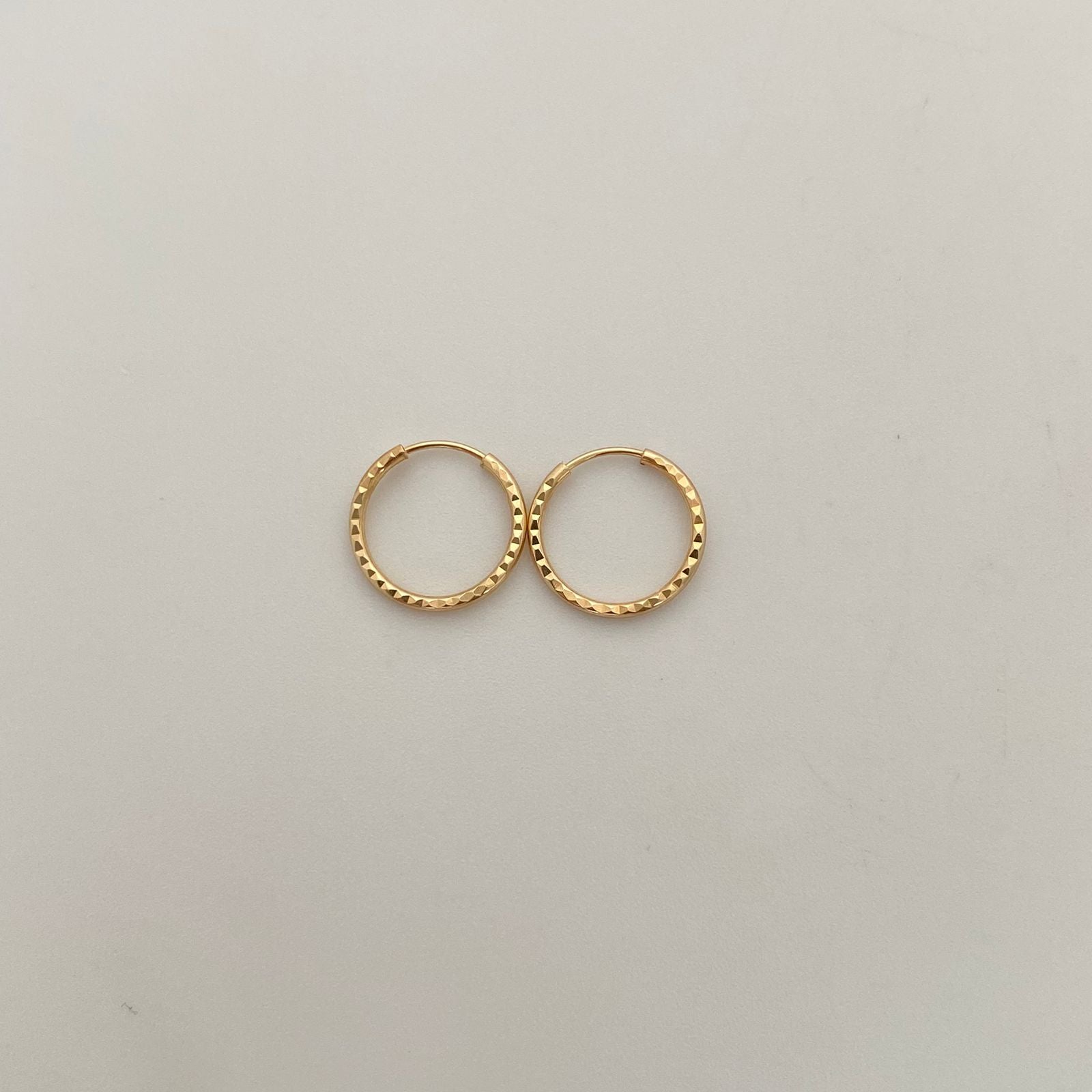 Candonga Imperdible Oro amarillo 18k 0,65 Gr / 1,1 Cm
