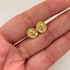 Topos virgen milagrosa ovalo  Oro amarillo 18k 0,9 Gr / 10 mm