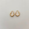 Candonga Matte Oro amarillo 18k 0,7 Gr / 1,3 Cm