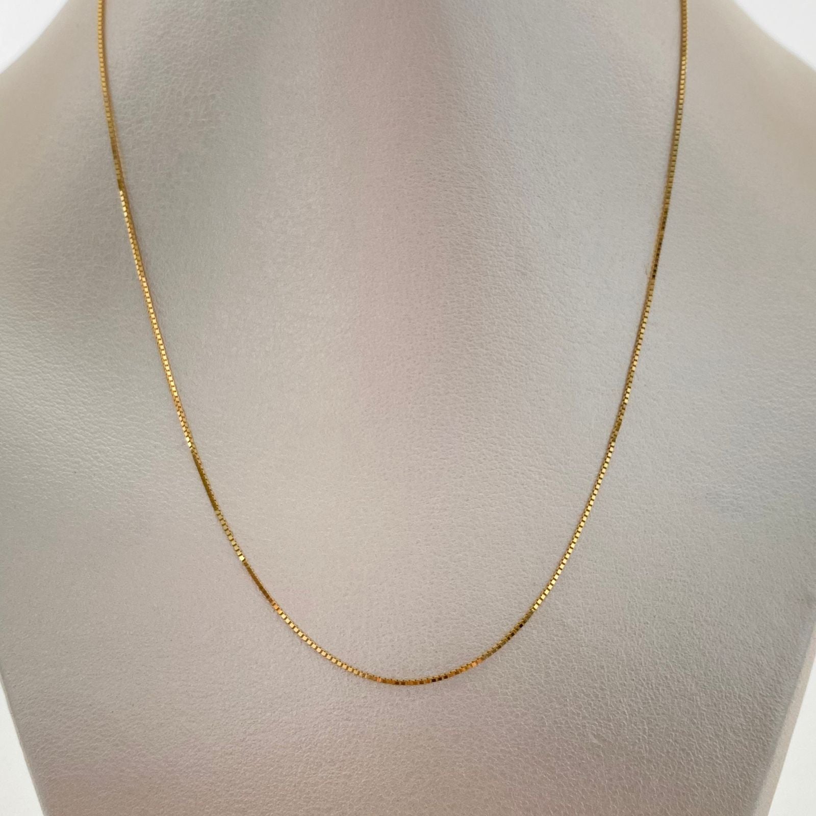 Cadena It Mini Veneciana Oro amarillo 18k +1 / 1,2 Gr / 0,6 mm / 50 Cm
