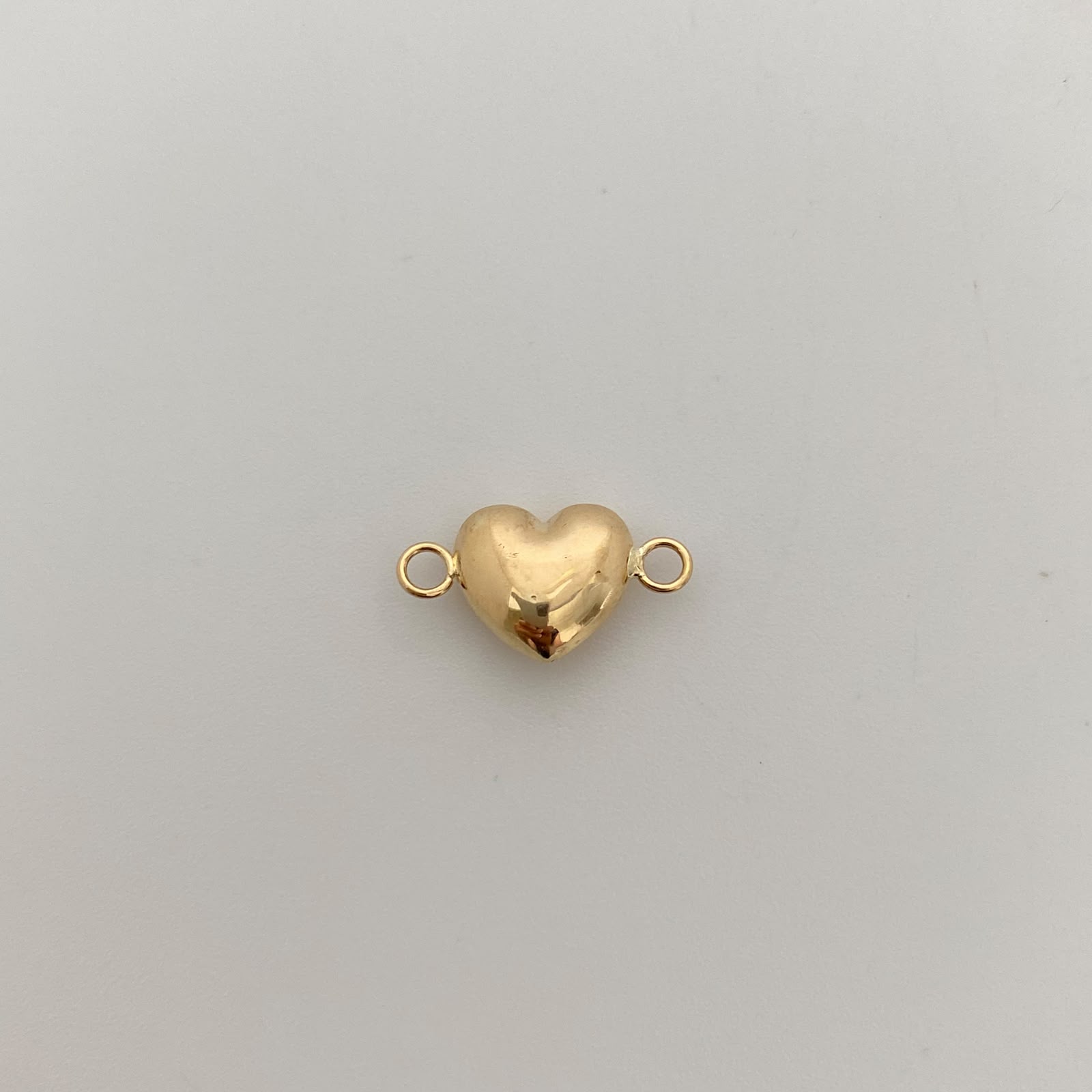 Herraje Corazon Inflado Oro amarillo 18k 0,6 Gr / 1,6 Cm