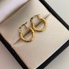 Candonga Entorchada Oro amarillo 18k 1,15 Gr / 1,3 Cm
