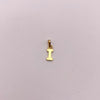 Dije letra I Oro amarillo 18k 0,5 Gr / 4,2 mm / 1,3 Cm