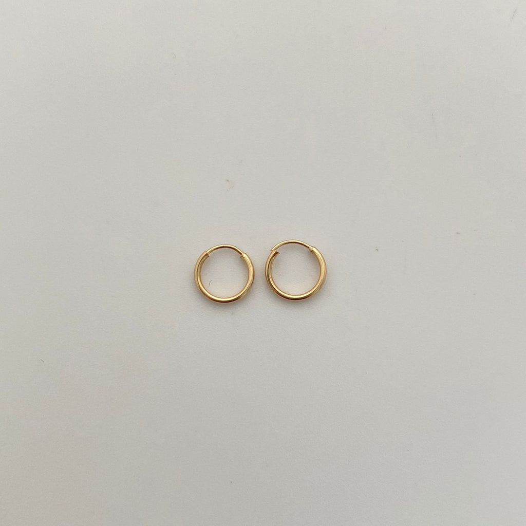 Candonga Mini Imperdible Oro amarillo 18k 0,35 Gr / 0,8 Cm