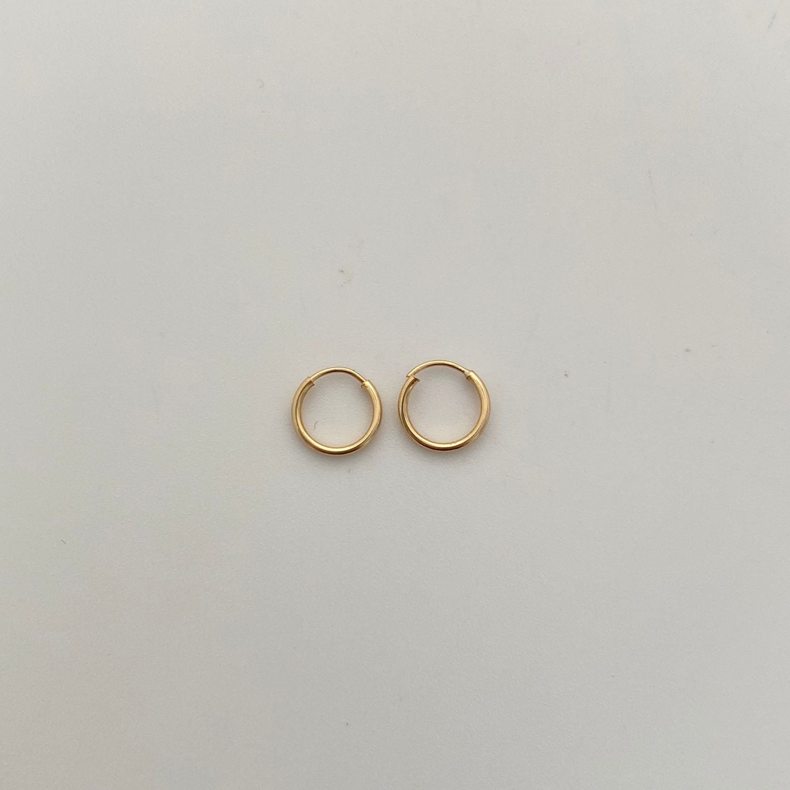 Candonga Mini Imperdible Oro amarillo 18k 0,35 Gr / 0,8 Cm