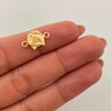 Herraje Herradura de Caballo Oro amarillo 18k 0,55 Gr / 1,5 Cm