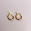 Candonga lisa Tres oros 18k 1,43 Gr / 1,3 Cm