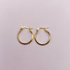 Candonga Lisa Oro amarillo 18k 0,92 Gr / 2 Cm