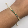 Pulsera tejida Bolas diamantadas 4mm+ cilindro+ morrallas 4mm Oro amarillo 18k 0,23 Gr