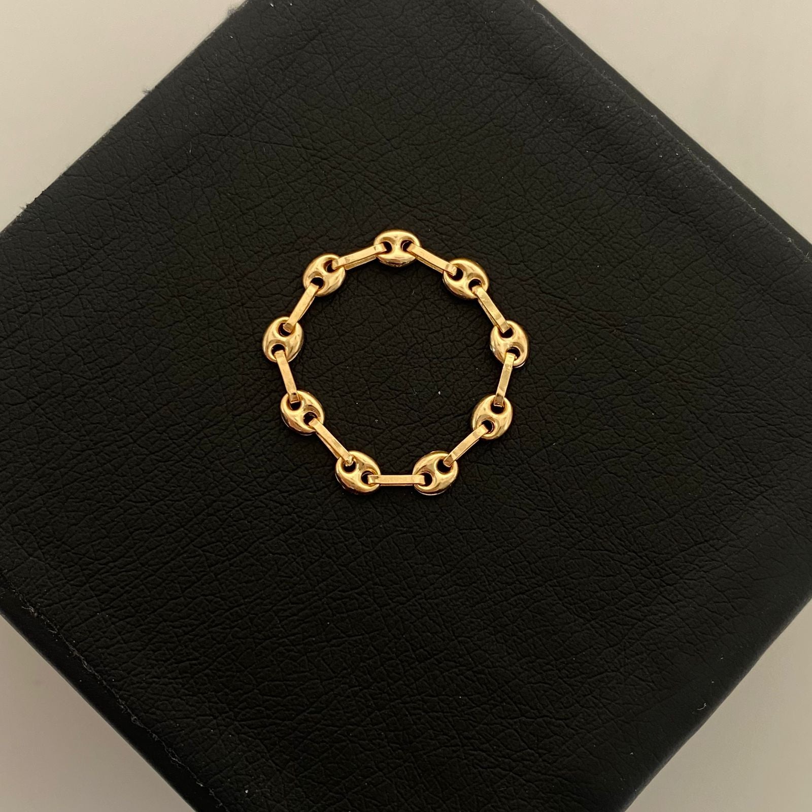 Anillo Gc Liso Oro amarillo 18k / Talla 6 / 0,75 Gr / 3,4 mm
