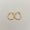 Candonga Entorchada Oro amarillo 18k 1,1 Gr / 2 Cm